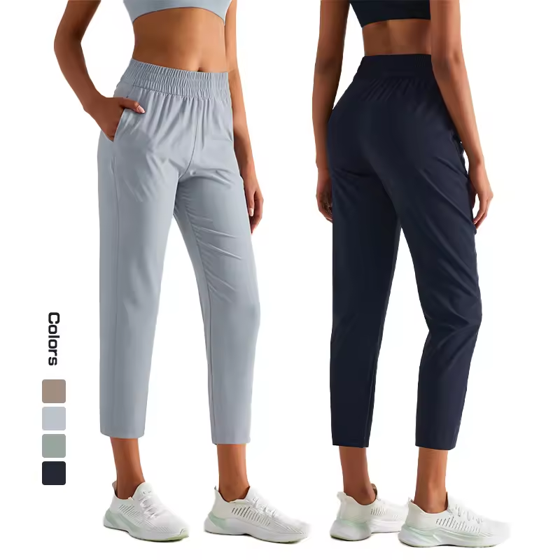 بنطال رياضي نسائي كاجوال بقصّة Slim Fit مع جيوب