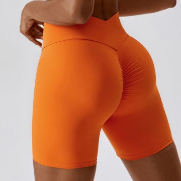 Women Exercise High Waist Cycling Shorts Gym Yoga Leggings